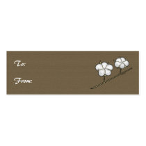 Cotton Gift Enclosure Cards business cards