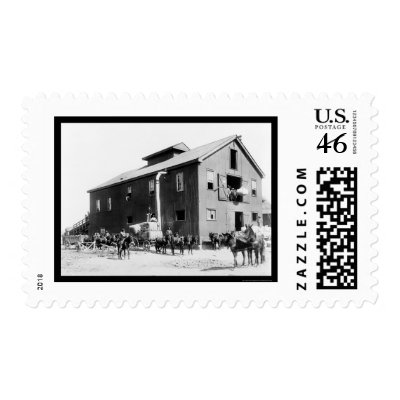 Cotton Gin in Dahomey, MS 1898 Postage Stamp by lc_vintagephotos