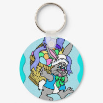 Cotton-tail Easter 5 keychains