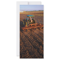 Cotton test field rack cards