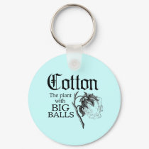 COTTON THE PLANT WITH BIG BALLS keychains