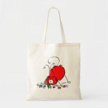 Cottonballs Tiny Tote Bag