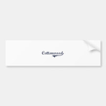 Cottonwood Arizona Classic Design Bumper Stickers