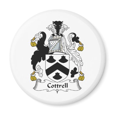 Cottrell Family Crest Refrigerator Magnets by coatsofarms