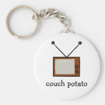 Couch Potato Key Chain