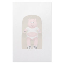 Couch Potato Pig stationery by mydeas Couch Potato Pig stationery