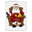 Couch Potato Santa cards