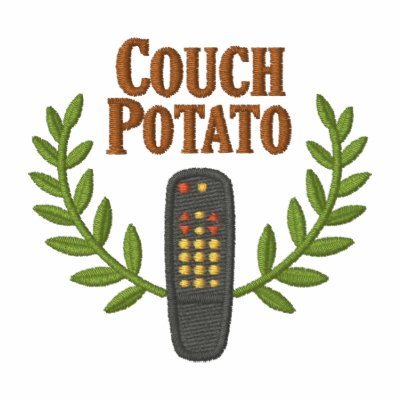 Couch Potatoe Embroidered Sweatshirt Couch Potatoe Embroidered Sweatshirt