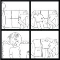 Couch Sitting Couch Sitting print