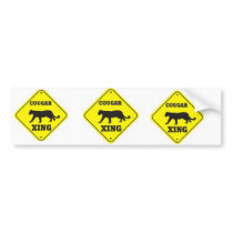 Cougar Apparel Bumper Sticker