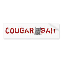 Cougar Bait Bumper Stickers