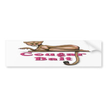 Cougar Bait bumper stickers