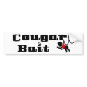 Cougar Bait bumper stickers