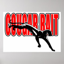 Cougar Bait. Fun design. Don't take it seriously. Posters