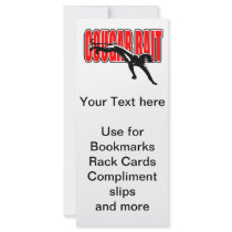Cougar Bait. Fun design. Don't take it seriously. Customized Rack Card