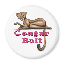Cougar Bait Fridge Magnet