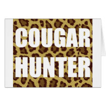 Cougar Hunter Greeting Cards