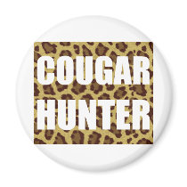 Cougar Hunter Magnet