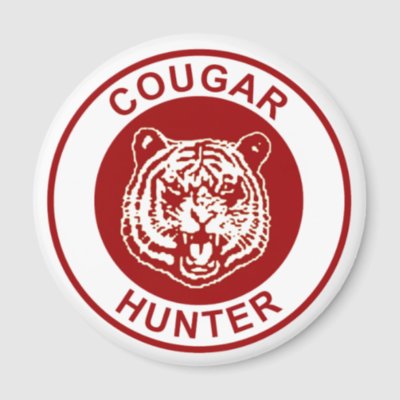 Cougar Hunter Refrigerator Magnets