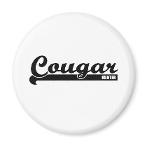 Cougar Hunter Fridge Magnets
