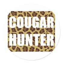 Cougar Hunter Sticker