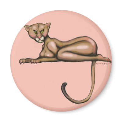 Cougar Fridge Magnets by FunGraphix