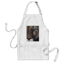 Cougar Mountain Lion Face Aprons