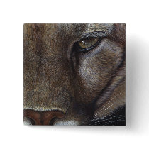 Cougar Mountain Lion Face Pins