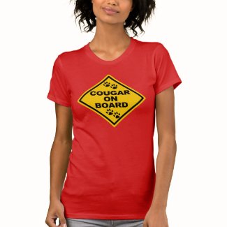 Cougar on Board T Shirt