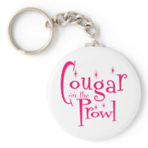 Cougar on the Prowl Keychains