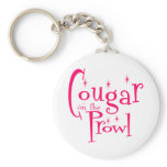 Cougar on the Prowl Keychains