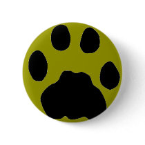COUGAR PAW PRINT buttons by dogiron COUGAR PAW PRINT buttons