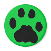 COUGAR PAW PRINT MAGNETS