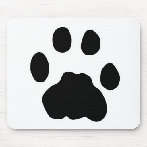 COUGAR PAW PRINT MOUSE PAD | Zazzle