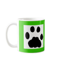 COUGAR PAW PRINT mugs