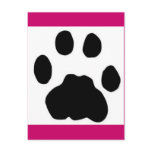 COUGAR PAW PRINT postcards