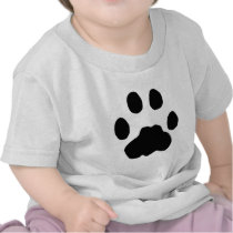 COUGAR PAW PRINT T-SHIRTS