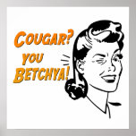 Cougar Poster posters