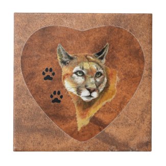 Cougar, Puma, Mountain Lion Animal Tracks, Nature
