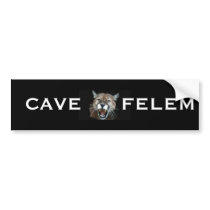 Cougar Snarl, CAVE FELEM bumper stickers