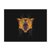 cougar tribal design postcards