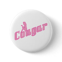 Cougar Woman Blows Kisses Button