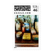 Cough Remedies and Tooth Powder Postage Stamp