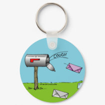 Coughing Mailbox Keychain
