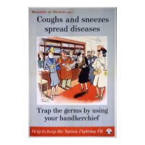 Coughs and Sneezes - shop posters by pixidapps Coughs and Sneezes - shop posters