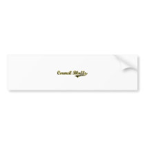 Council Bluffs Iowa Classic Design Bumper Stickers