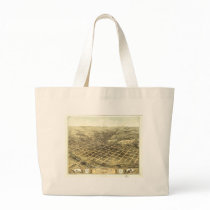 Council Bluffs Iowa in 1868 Canvas Bag