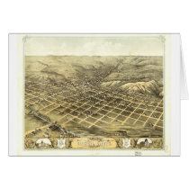 Council Bluffs Iowa in 1868 Cards