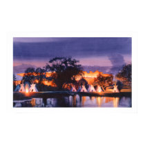 "Council Fires" Watercolor, Paul Jackson posters