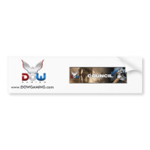 Council, logoDOWteam, www.DOWGAMING.com Bumper Sticker